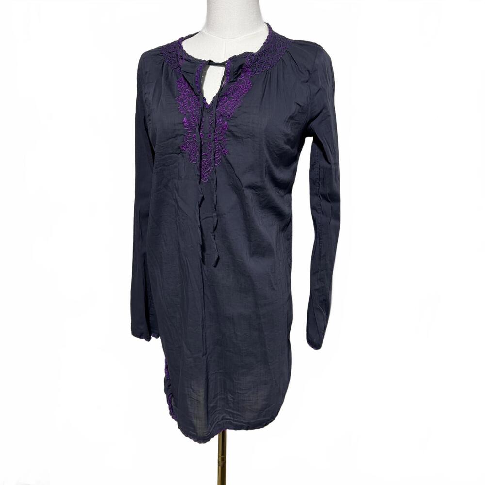 Athleta Embroidered Beach Coverup Tunic Dress, XXS